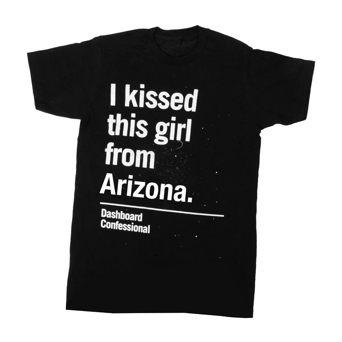 Dashboard Confessional Kissed A Girl Arizona T 恤 黑色