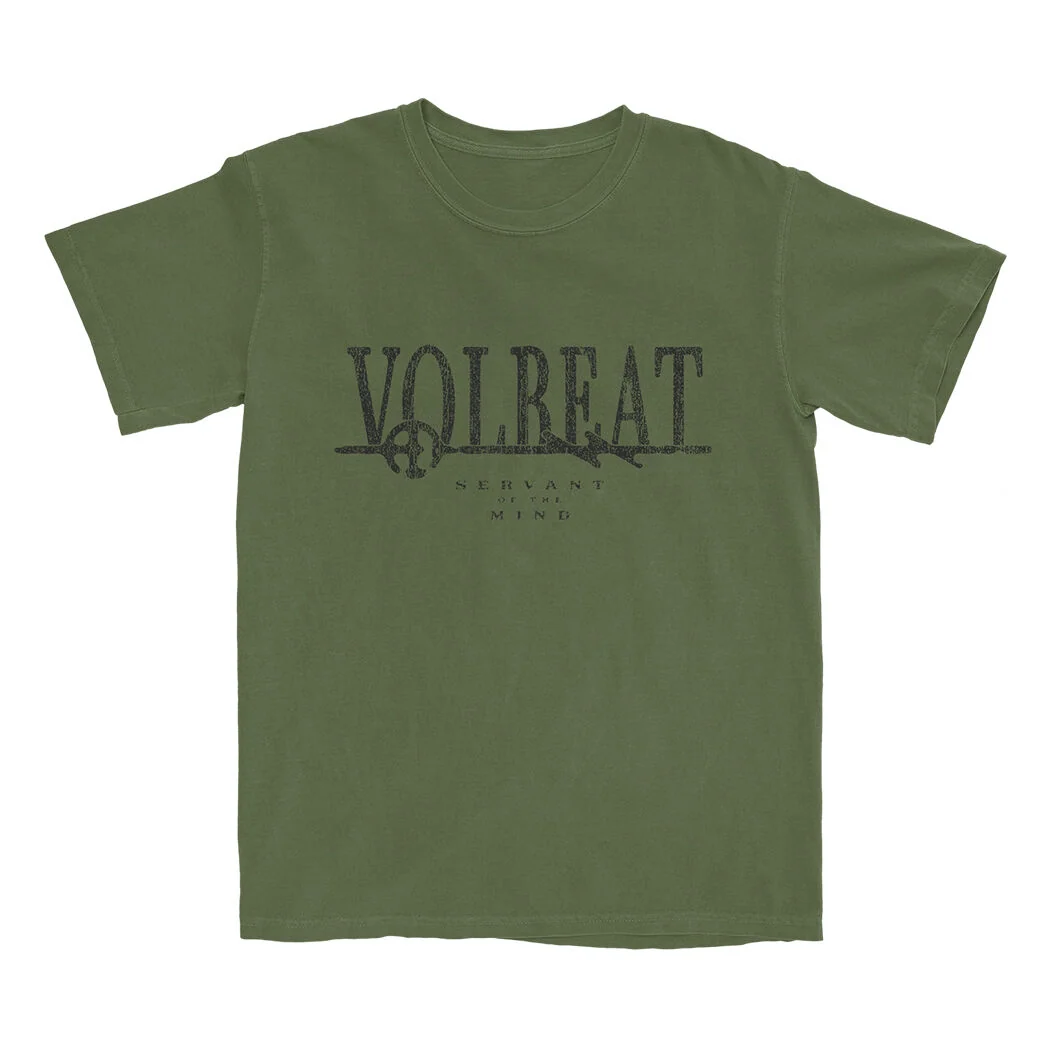 Volbeat SOTM 哥特标志T恤，军绿色