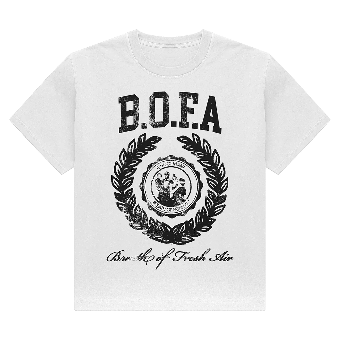 Breath of Fresh Air T-Shirt by Gucci Mane in White Unisex Fit