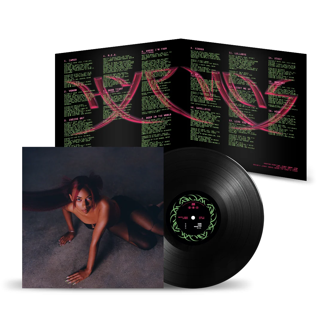 Hypnos Album on 12 Inch Black Vinyl by Ravyn Lenae