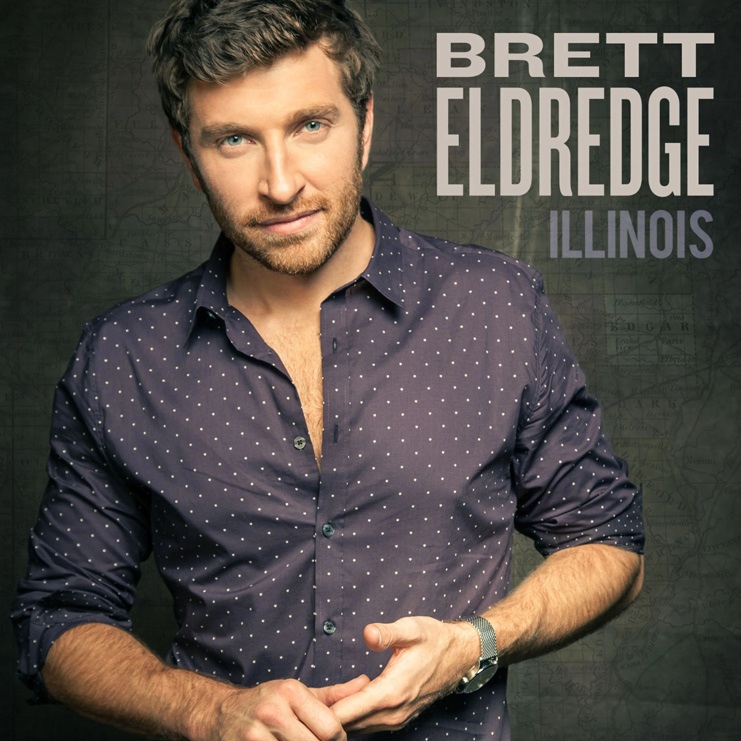 Brett Eldredge《Illinois》黑胶 LP，含完整曲目列表