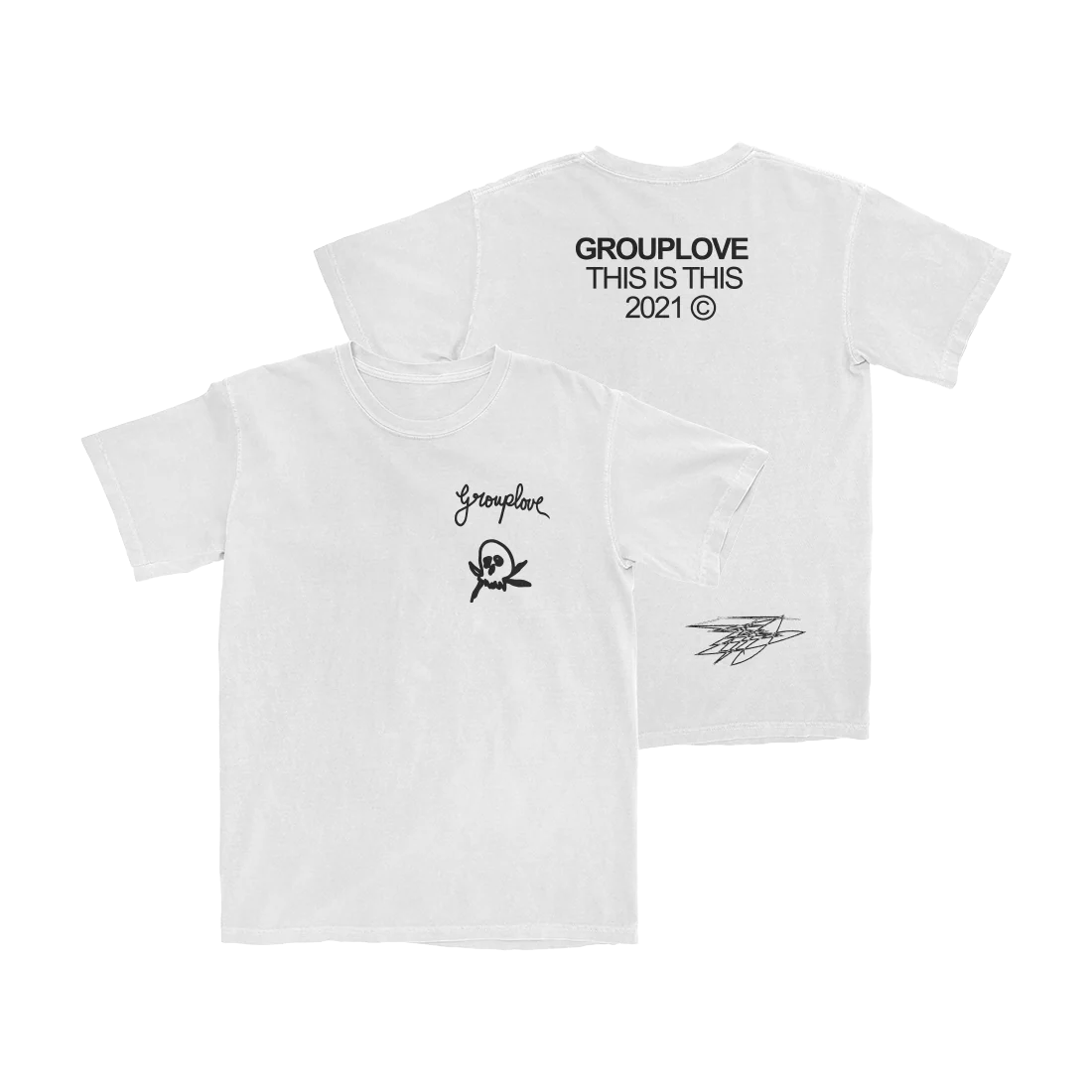 Grouplove This Is This 白色中性 T 恤