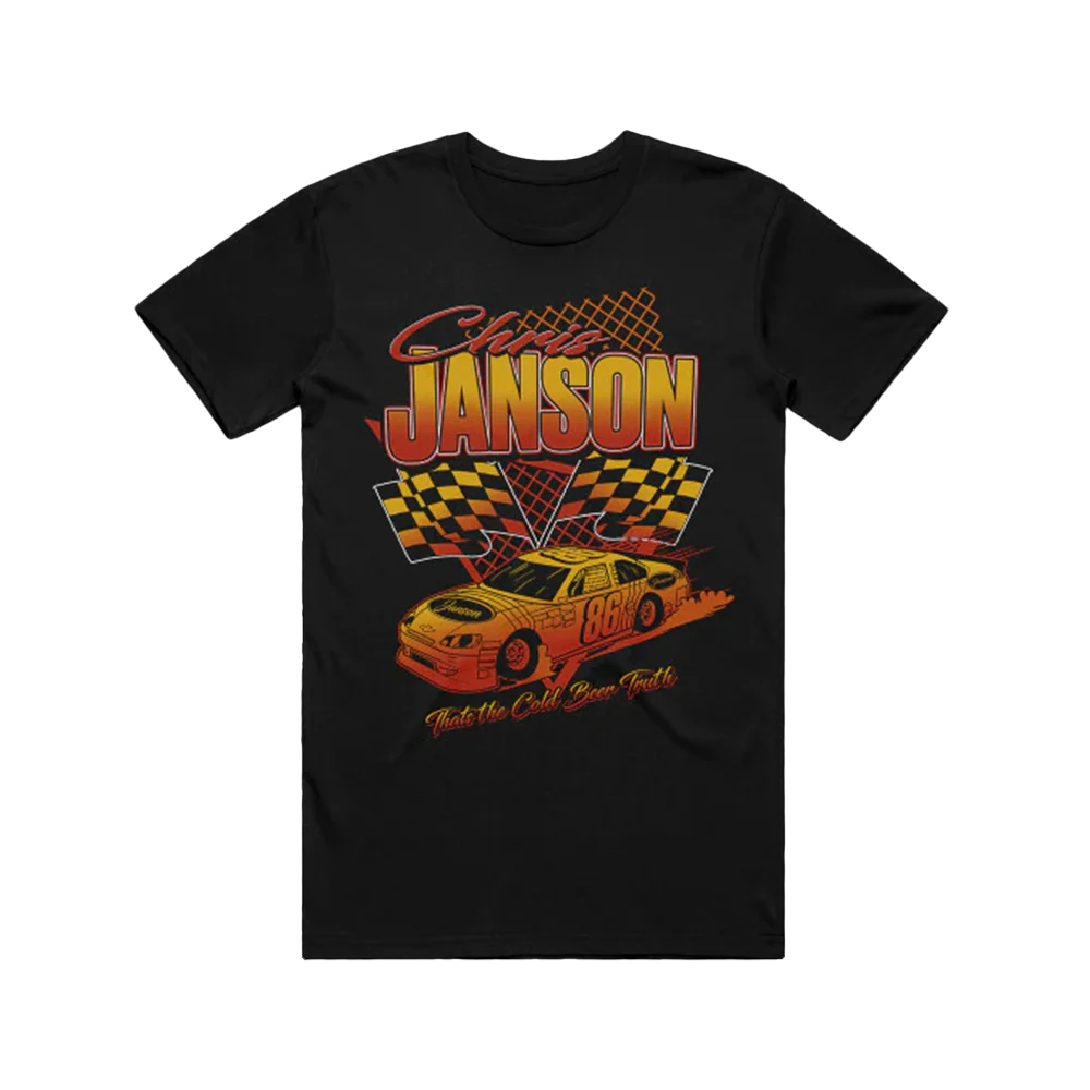 Chris Janson Cold Beer Truth 赛车款 T 恤