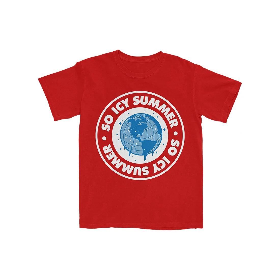 Gucci Mane Icy Globe 红色中性 T 恤