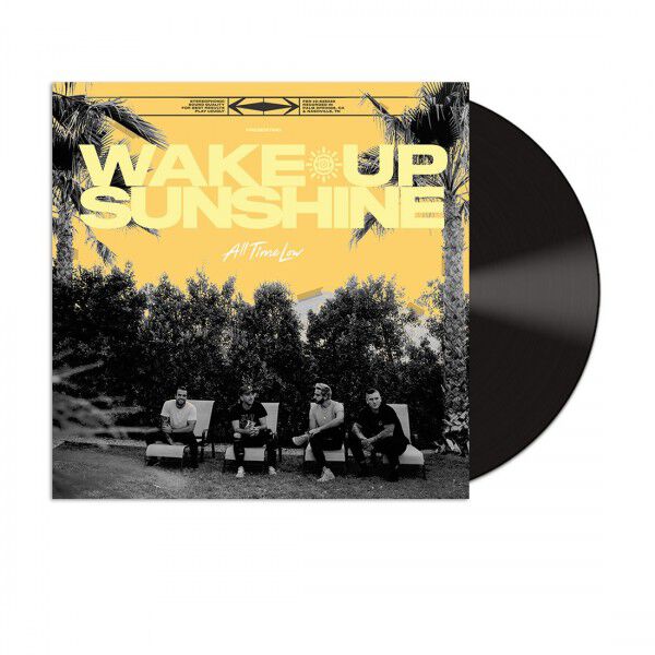 All Time Low Wake Up Sunshine 黑胶唱片，标准黑色压片