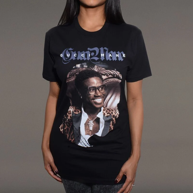 Gucci Mane Leopard Grin T 恤 附 Mr. Davis 字样