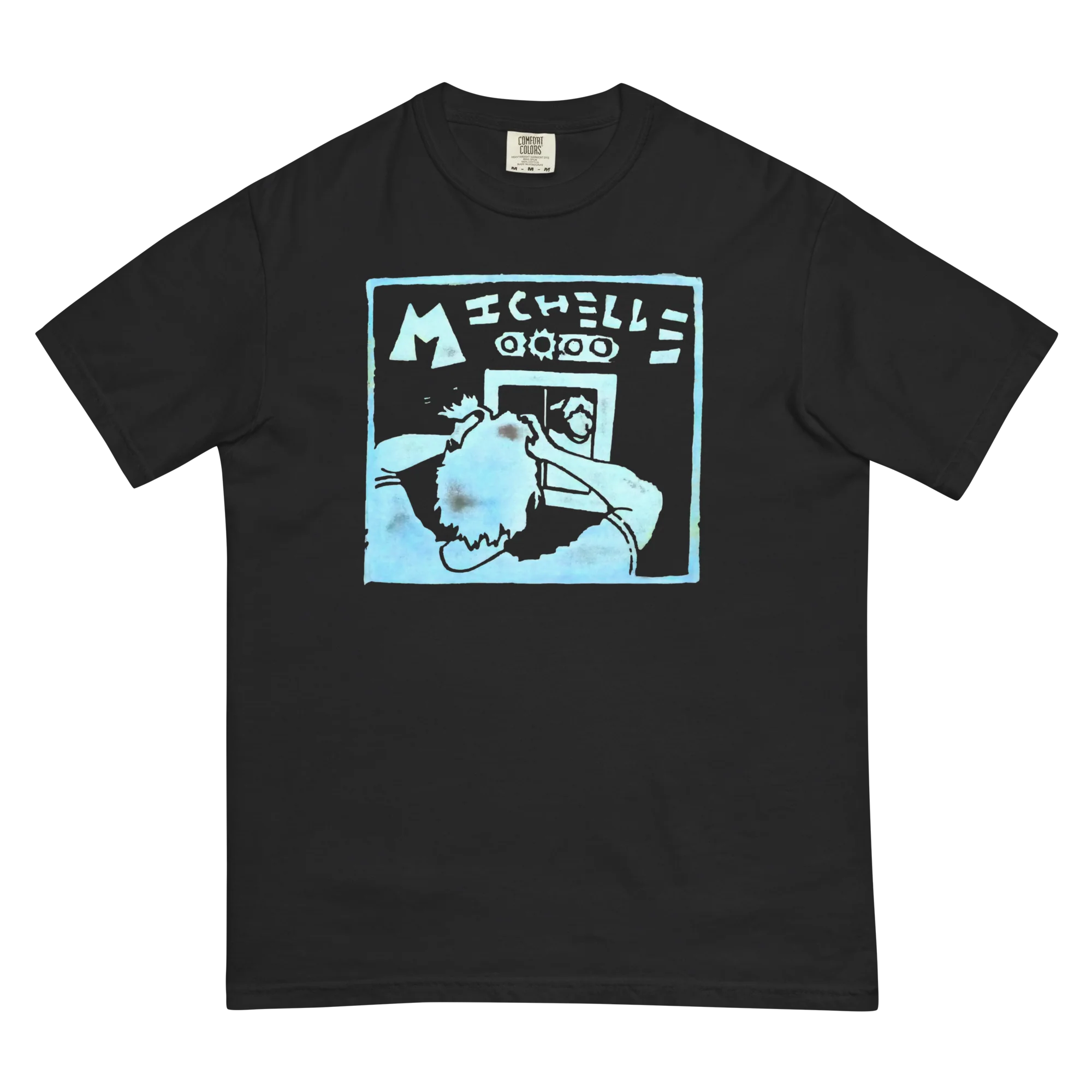 MICHELLE Glow T-Shirt 黑色男女同款夜光T恤