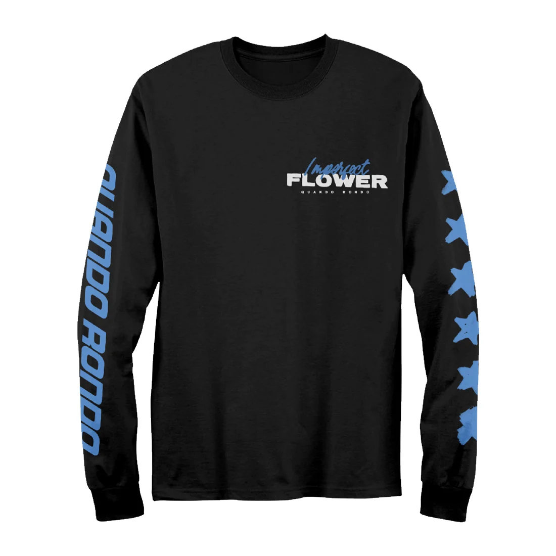 Quando Rondo Imperfect Flower Paint Long Sleeve Shirt