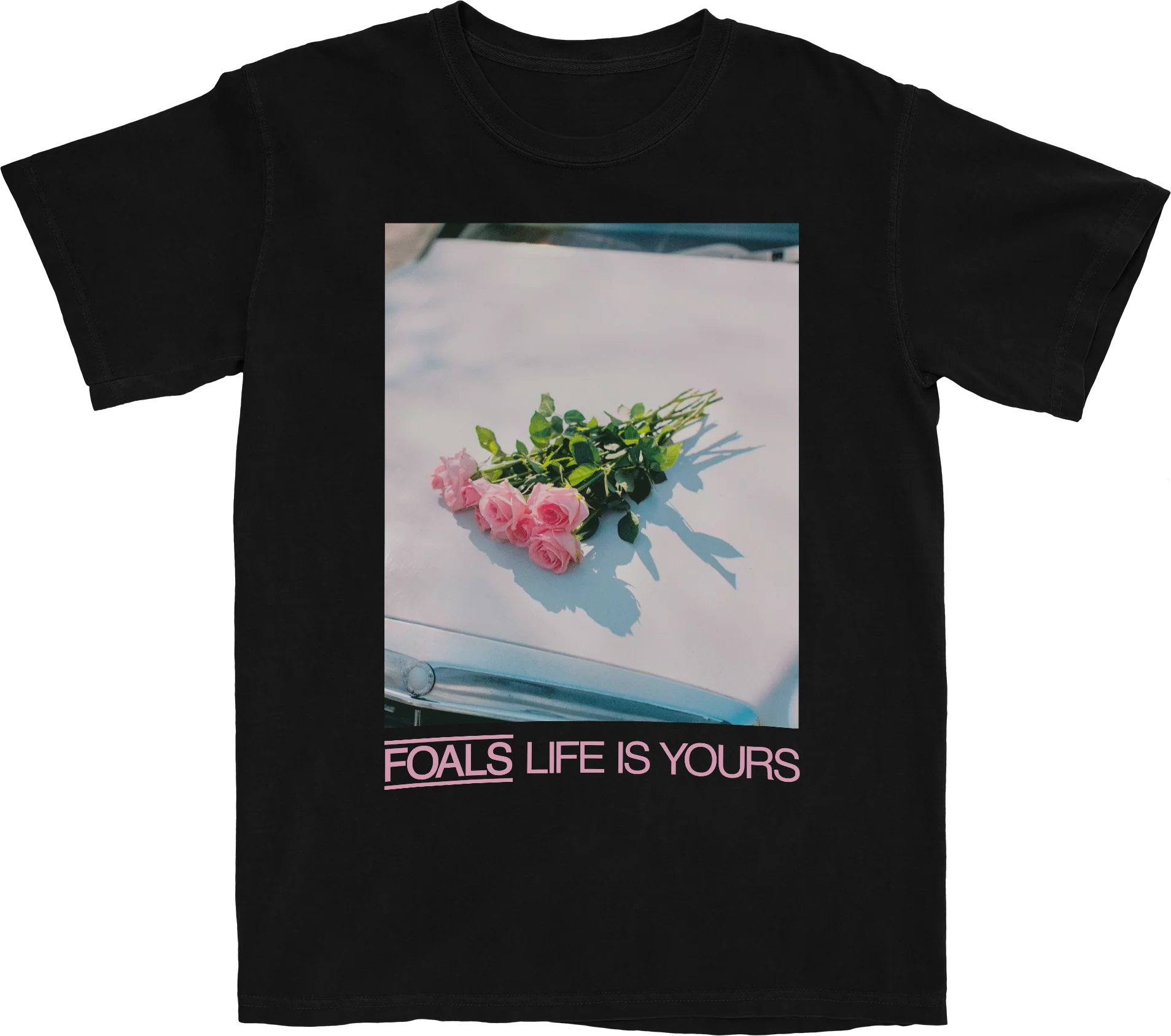 Foals LIFE IS YOURS 白色专辑印花棉质 T 恤