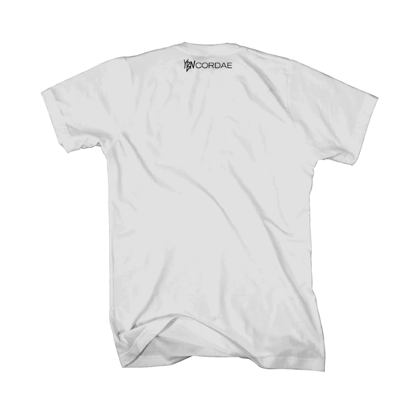 Cordae Direction Sign White Cotton T-Shirt from The Lost Boy
