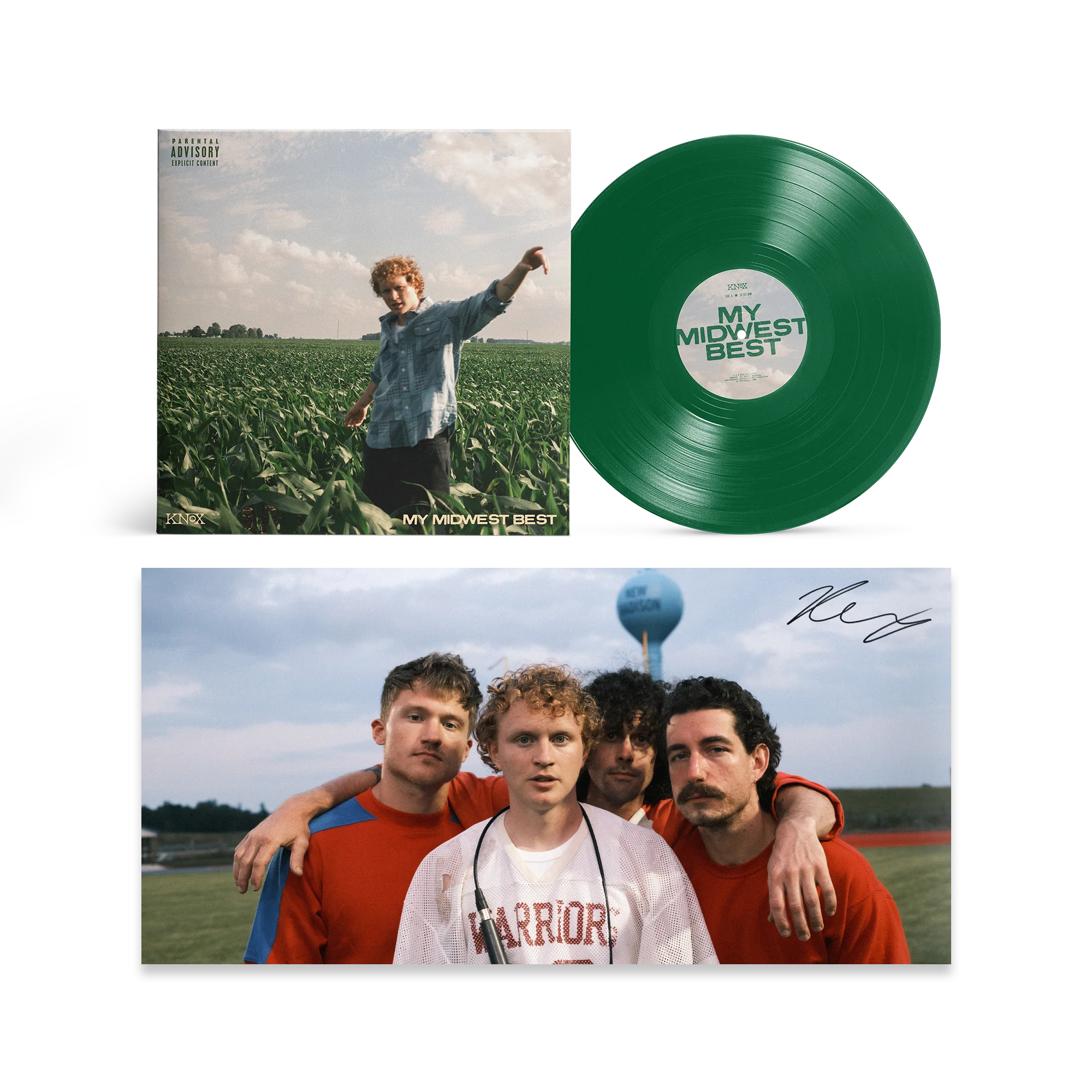 My Midwest Best Signed Opaque Green Vinyl by Knox