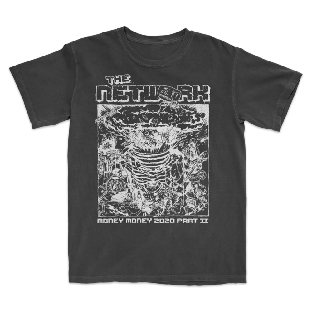 Block Party T-Shirt Screenprinted Black Cotton Tee