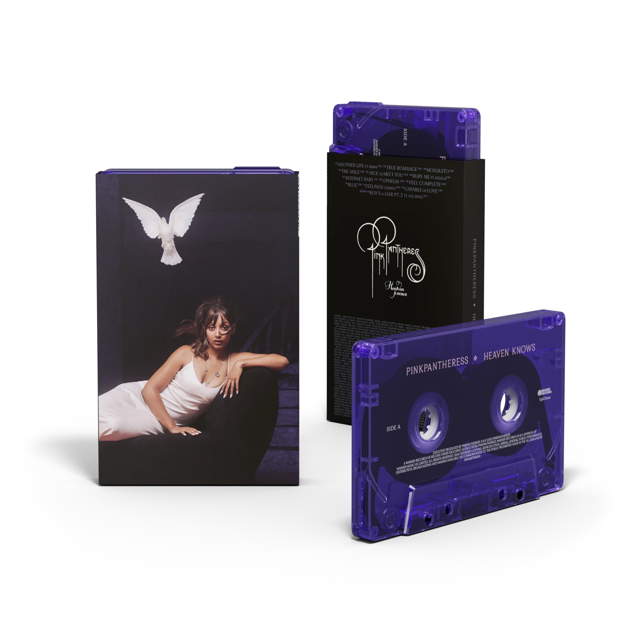 PinkPantheress Heaven Knows Transparent Purple Cassette