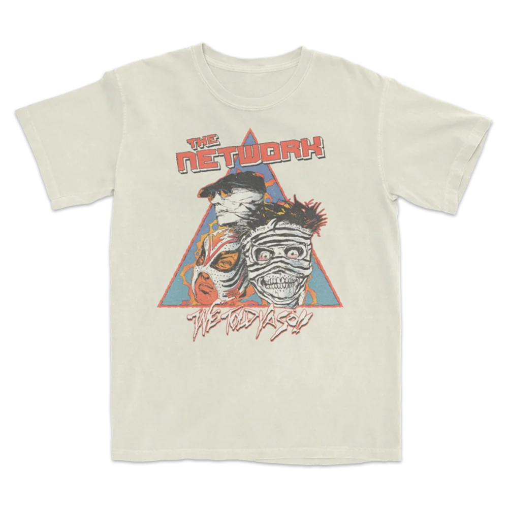 Astro Prism T-Shirt Screenprinted Off-White Cotton Tee from The Network