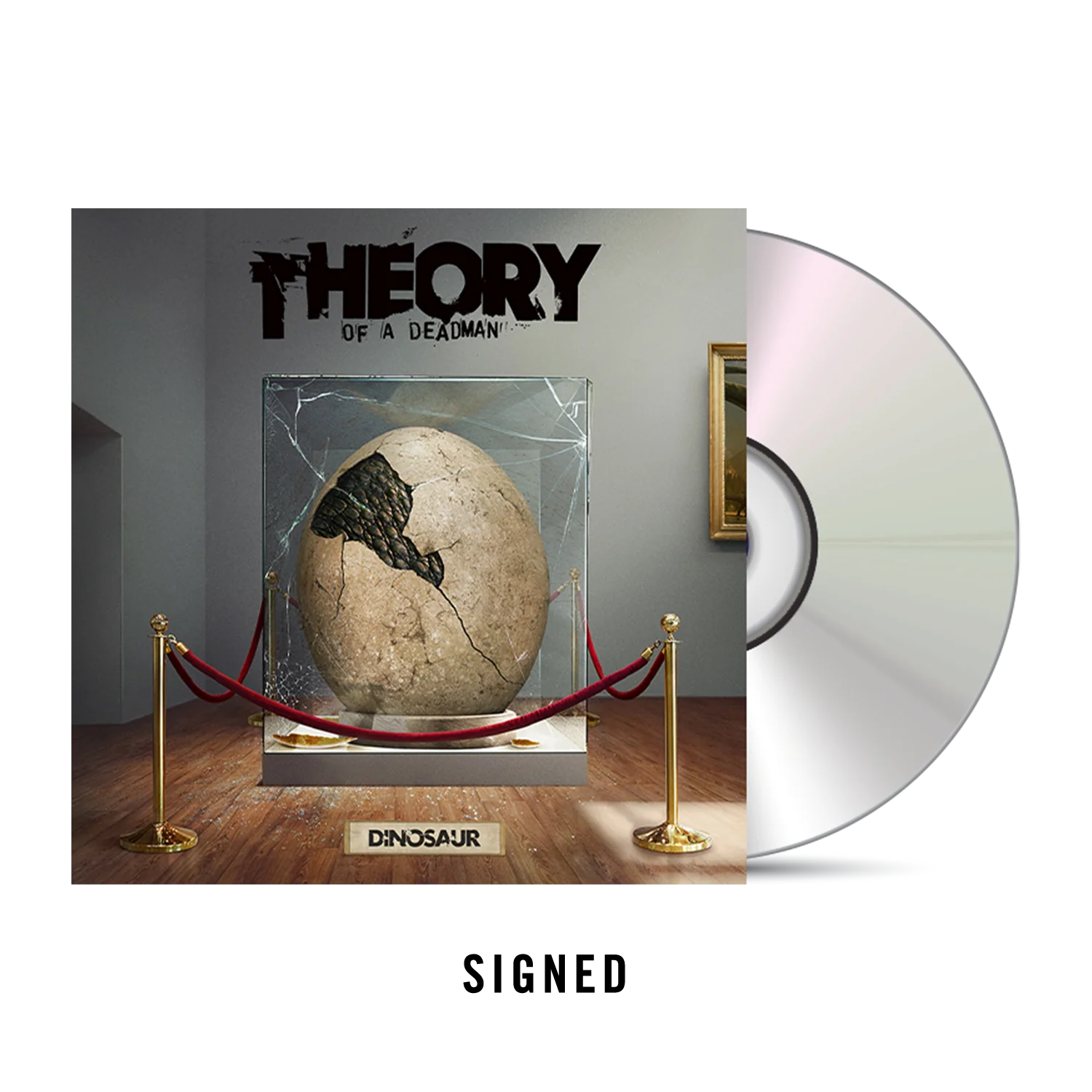 Theory Of A Deadman Dinosaur Signed CD