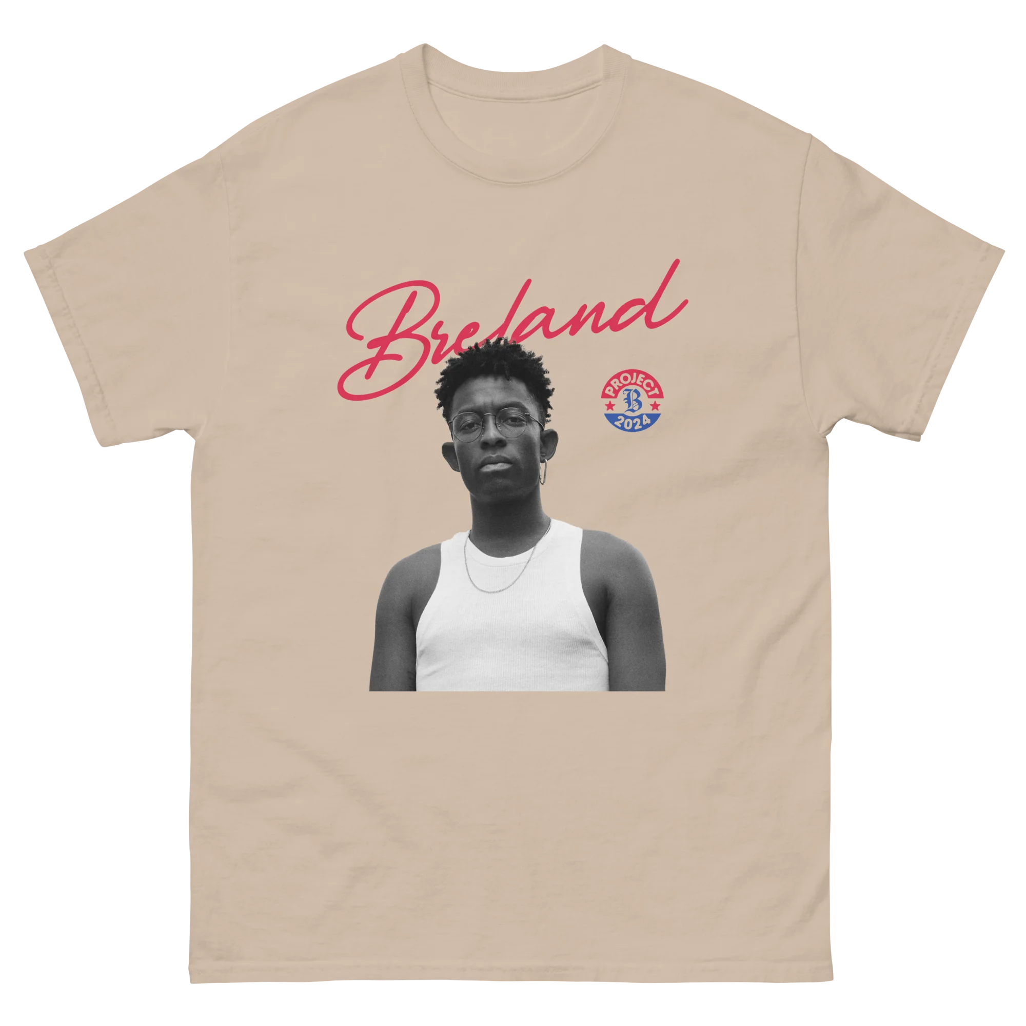 Breland Campaign T-shirt 大号 Project 印花