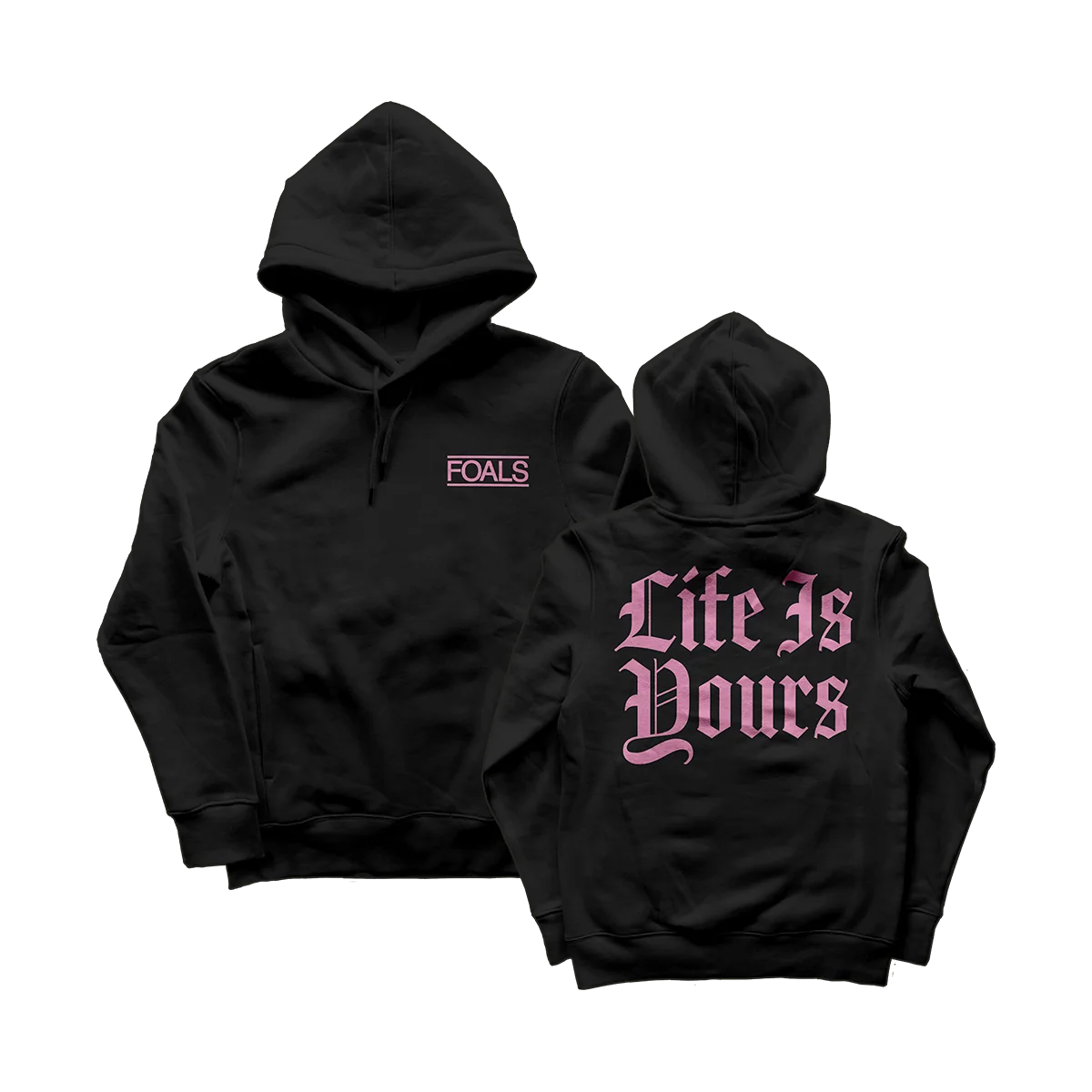 Life Is Yours Gothic Logo 连帽卫衣