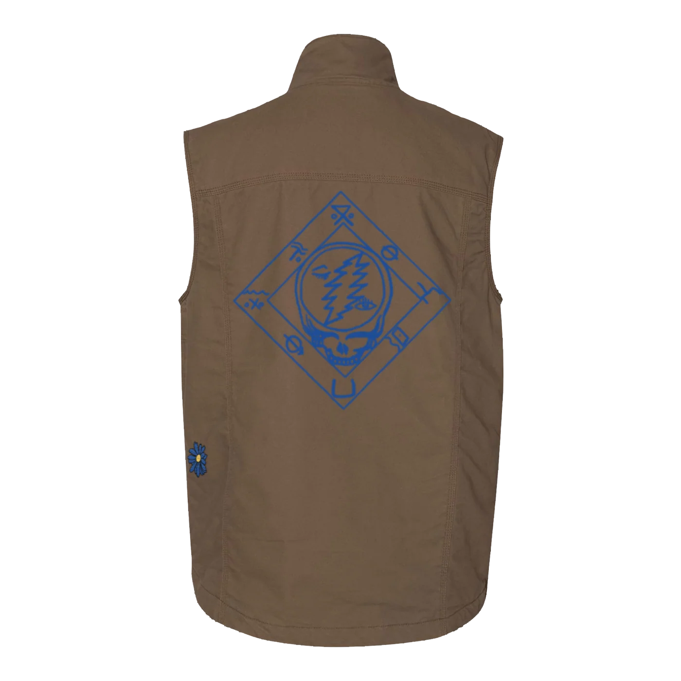 Grateful Dead Cosmic Camping Vest in Field Khaki