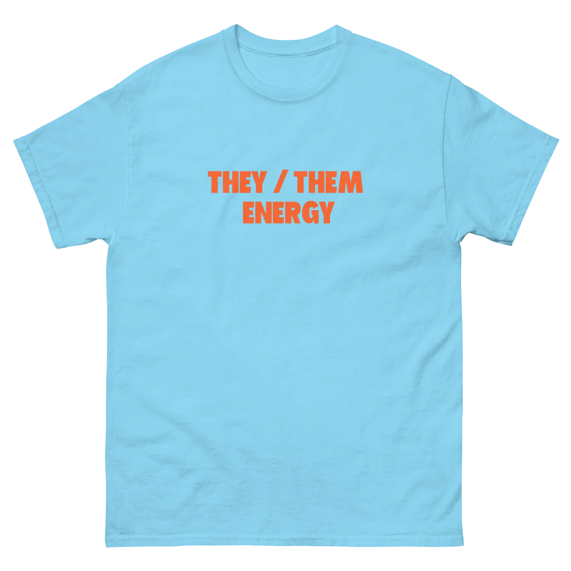Corook They/Them Energy Blue T-Shirt