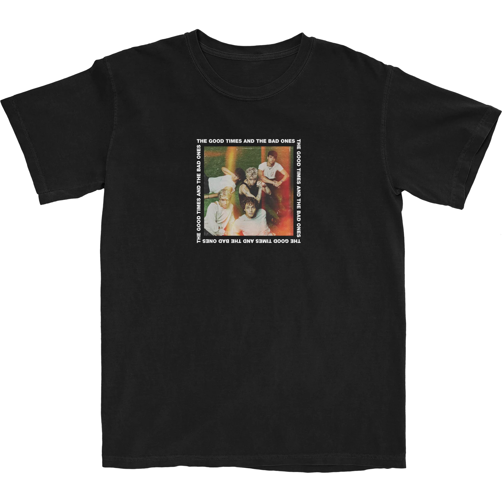 Why Don't We Good Times Cover T-Shirt in Black