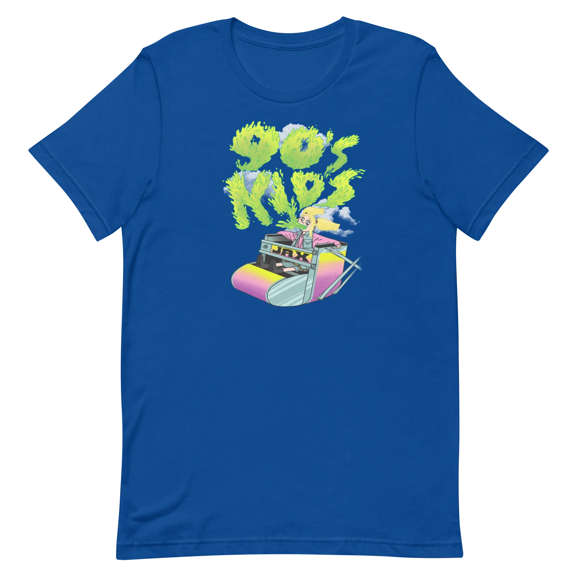 Jax 90s Kids Rollercoaster Blue Unisex Tee
