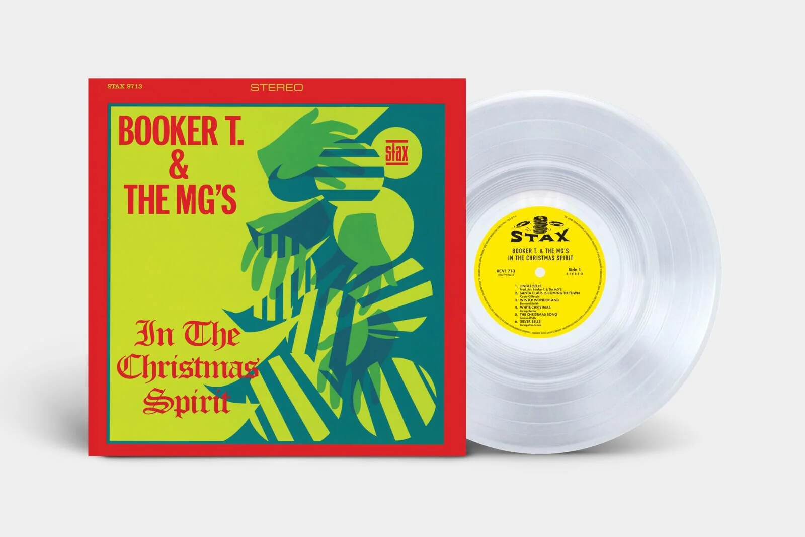 Booker T. & The MG's In The Christmas Spirit Crystal Clear LP