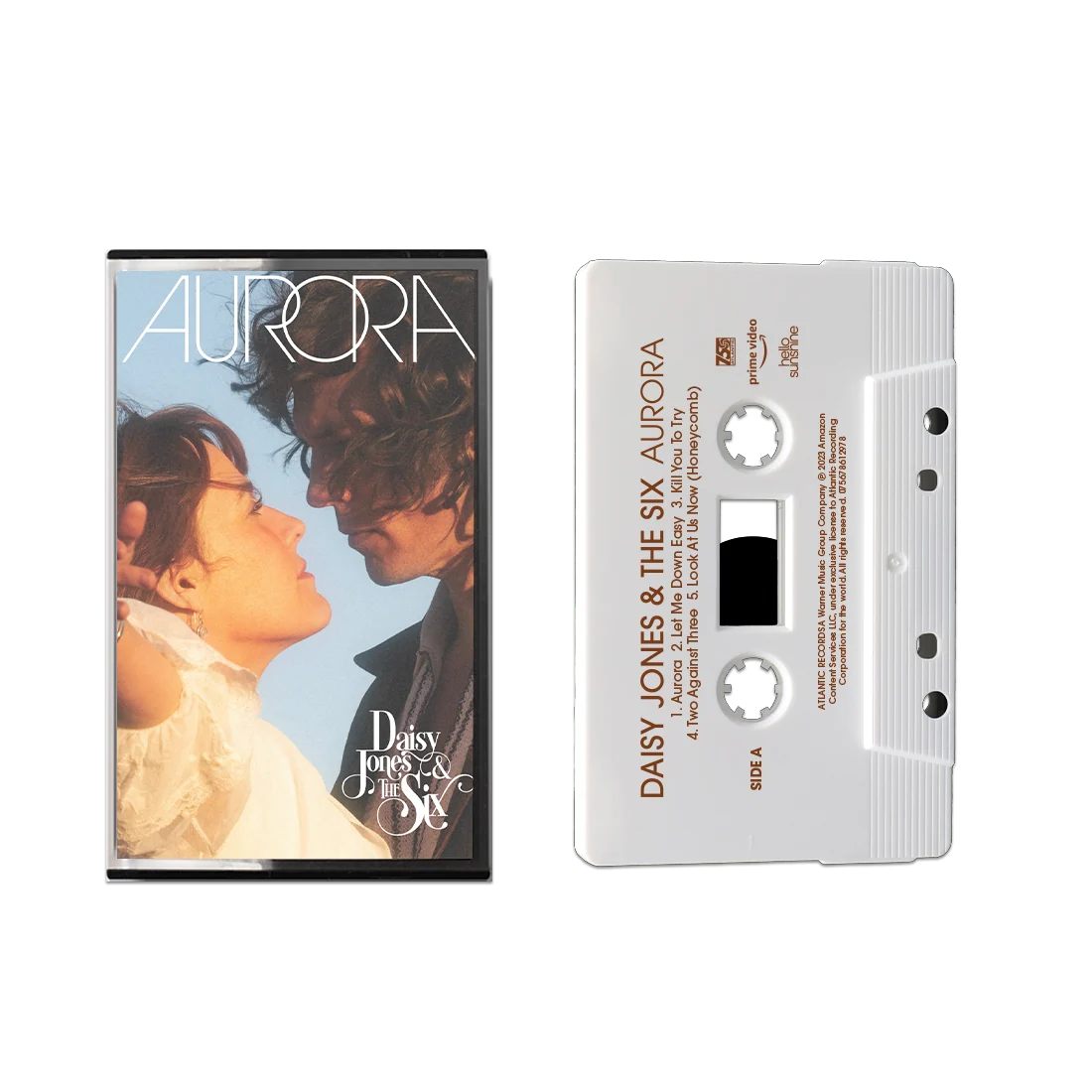Daisy Jones and the Six Aurora Album on White Cassette