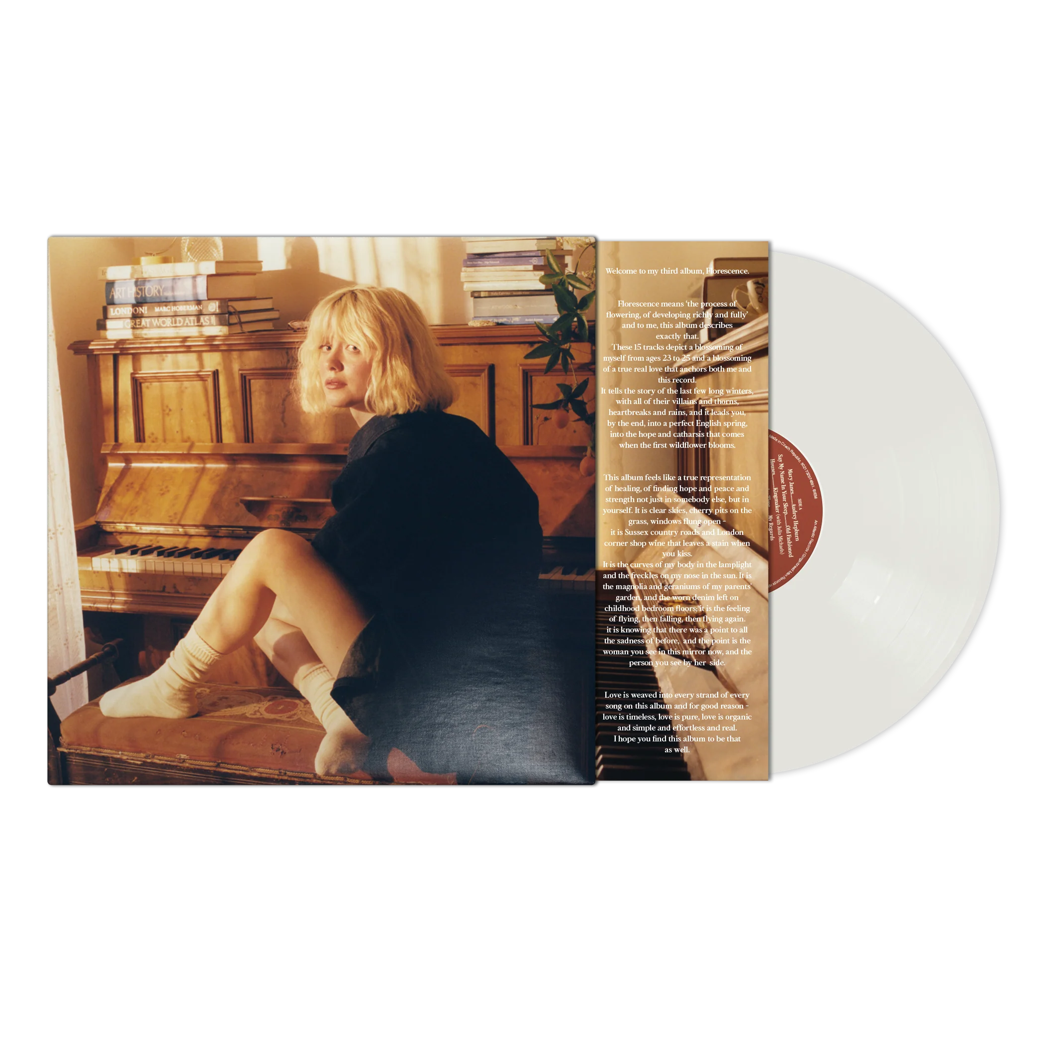 Maisie Peters Florescence Moon Flower Edition Alternative Artwork White EcoRecord Vinyl