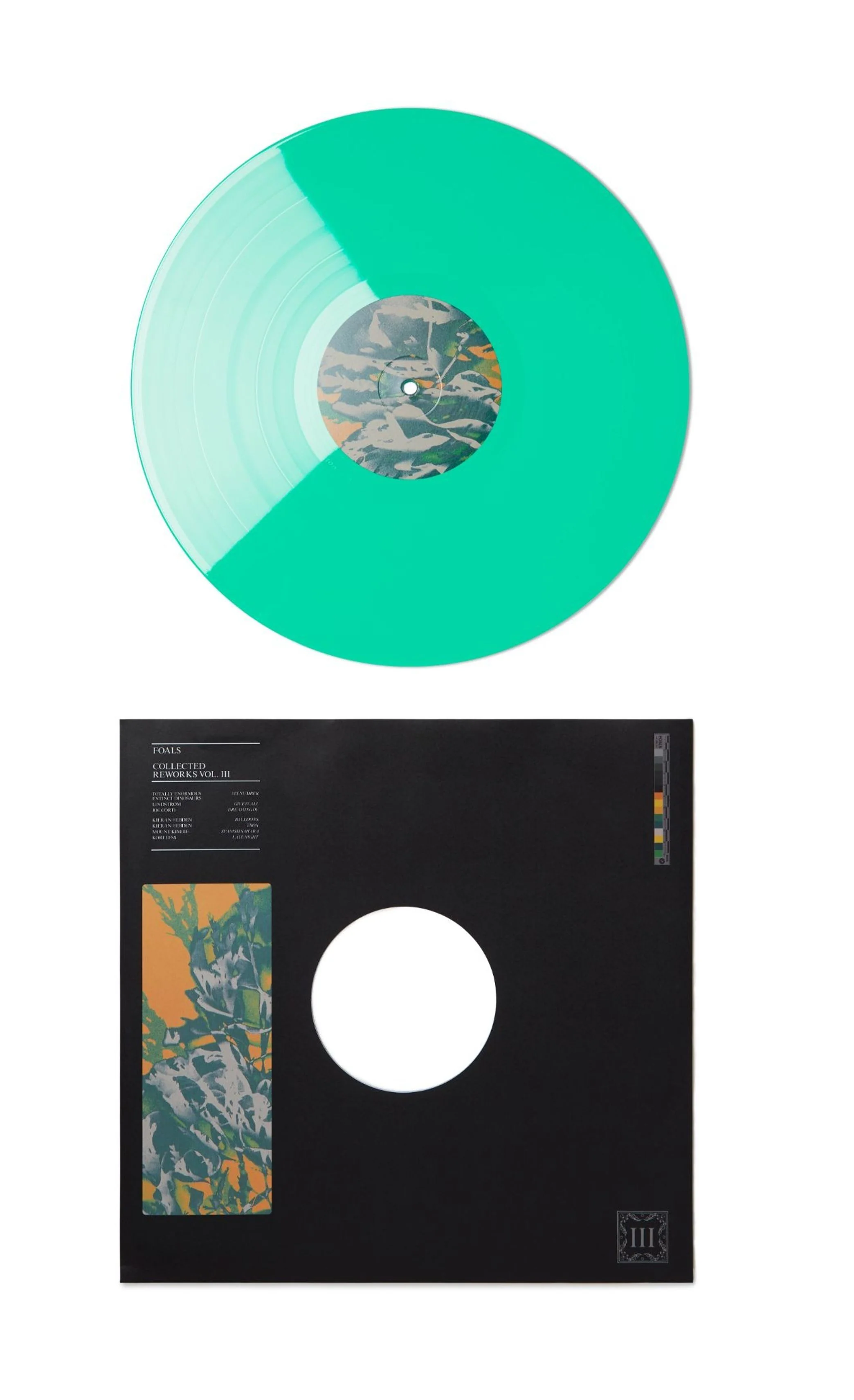 Foals Collected Reworks 3LP Colored Vinyl in Slipcase