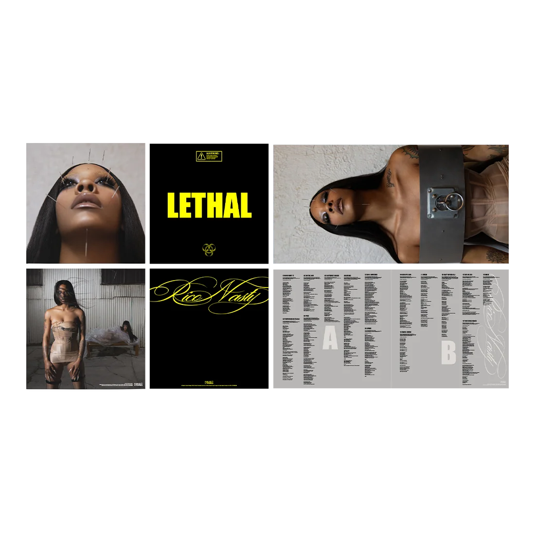 Rico Nasty Lethal Neon Yellow Sawblade Vinyl, Limited Edition