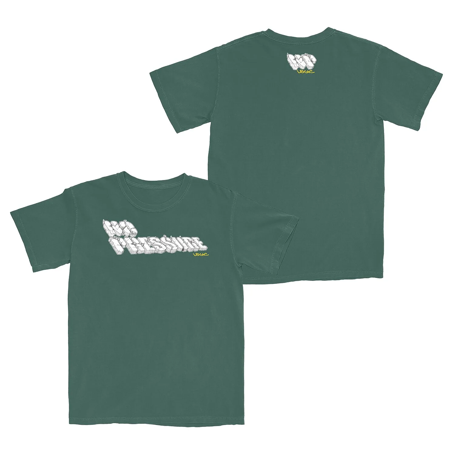 Logic No Pressure Broken Logo Green T-Shirt, Classic Fit