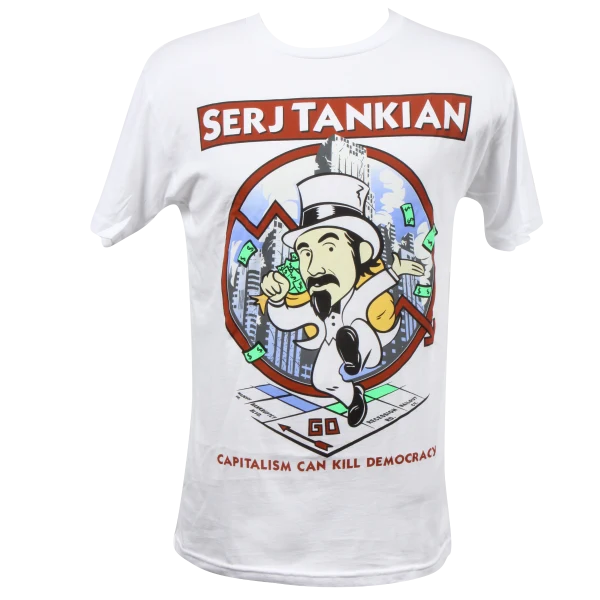 Serj Tankian Serjopoly T恤，修身棉质