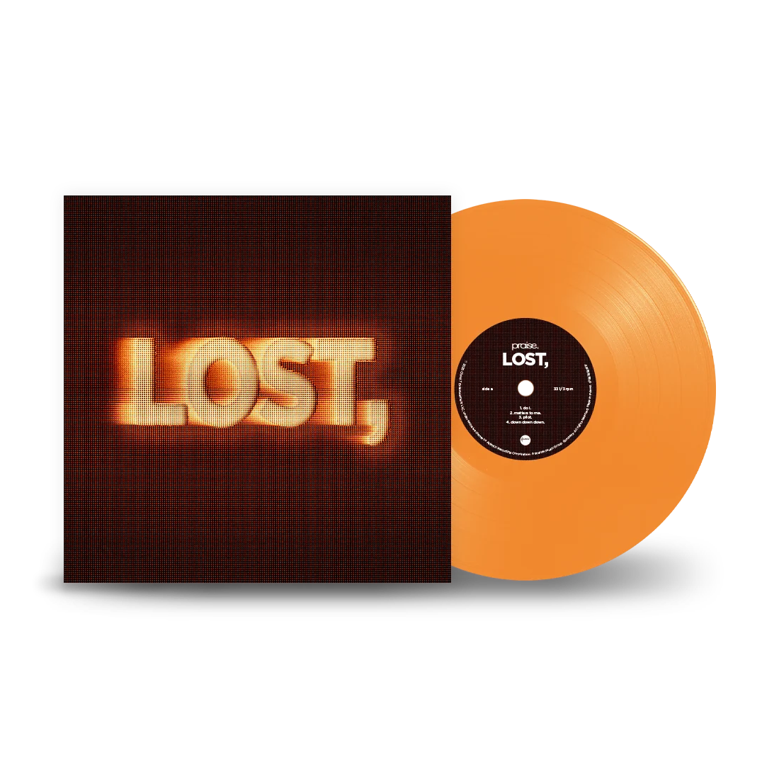 praise. LOST, EP 不透明橙色黑胶唱片
