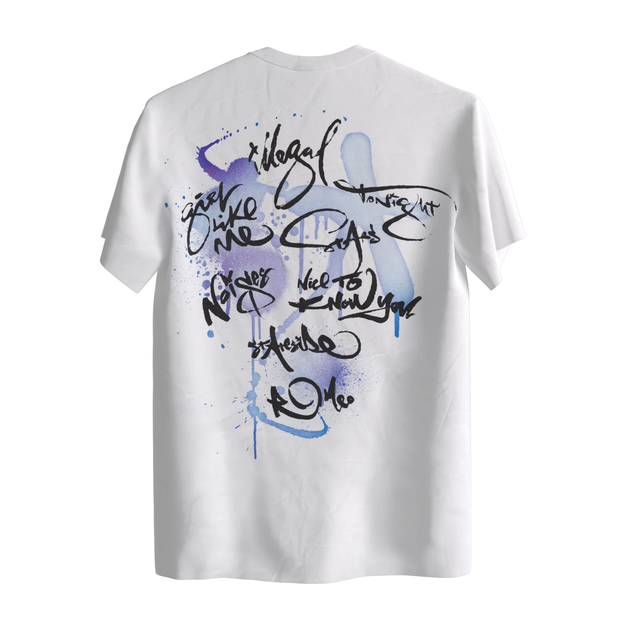 PinkPantheress 'Fancy Some More?' White Unisex Heavyweight T-Shirt