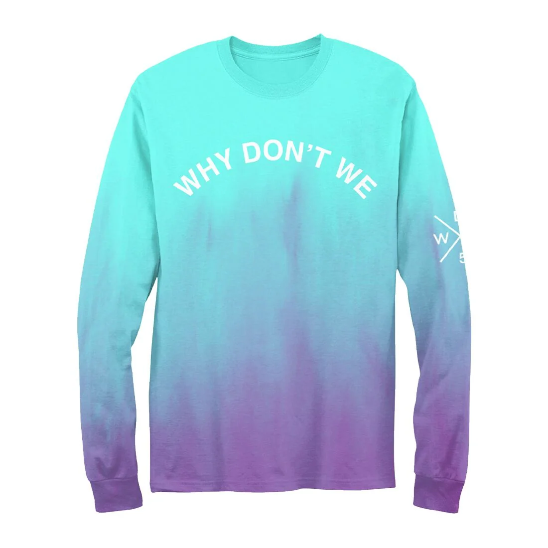 Why Don't We Distorted Emblem Long Sleeve T-Shirt