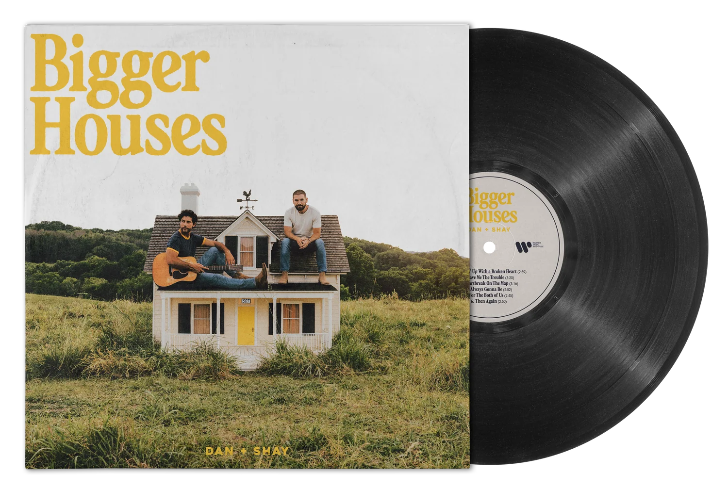 Dan + Shay Bigger Houses Vinyl with 12 Tracks Across Two Sides