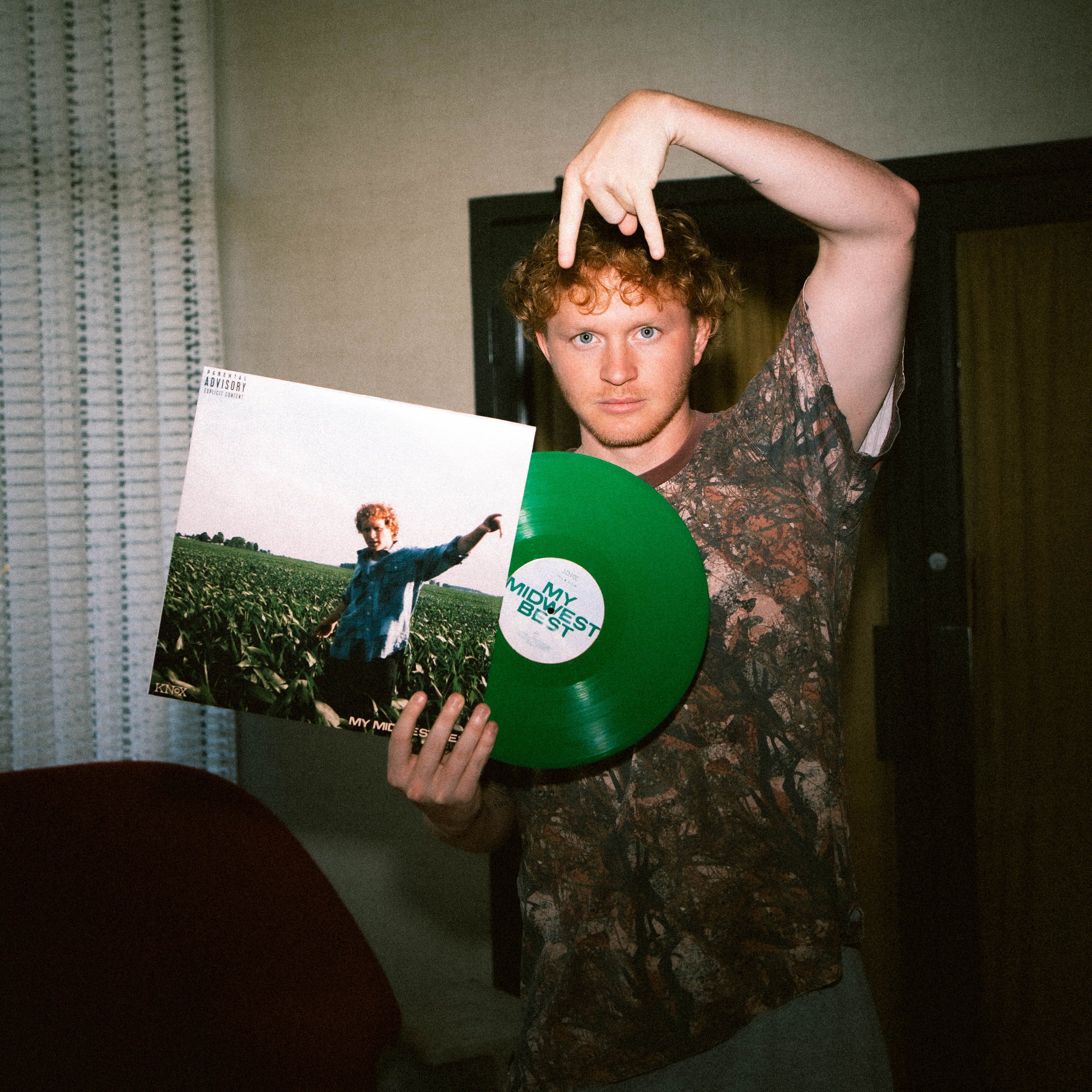 My Midwest Best Signed Opaque Green Vinyl by Knox