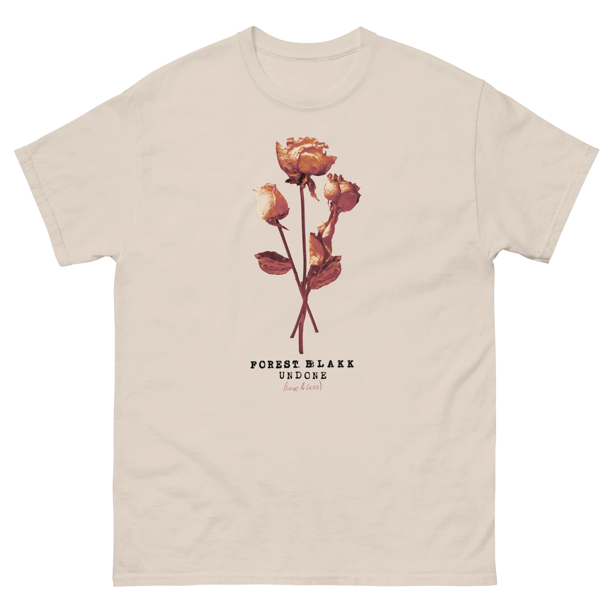 FOREST BLAKK Love & Loss T-Shirt Off-White Unisex
