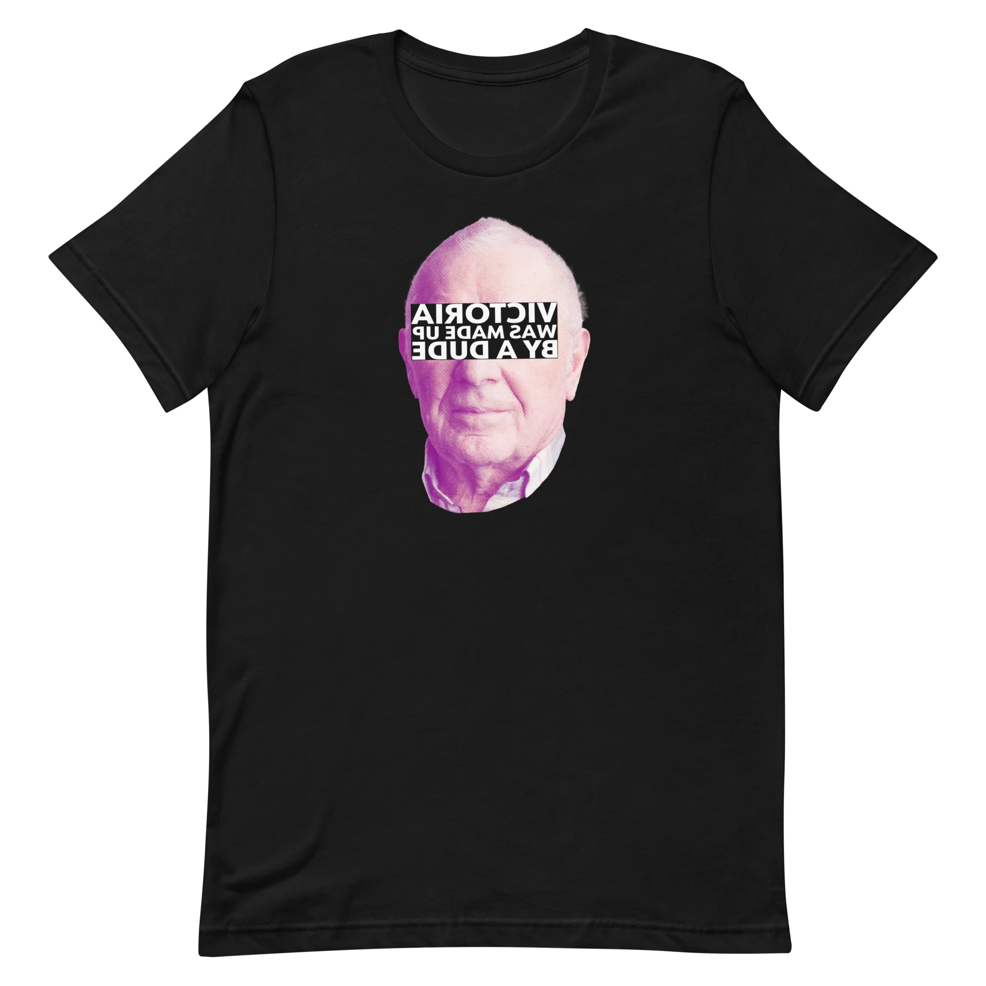 Jax Old Man Tee with Lyrics in Black