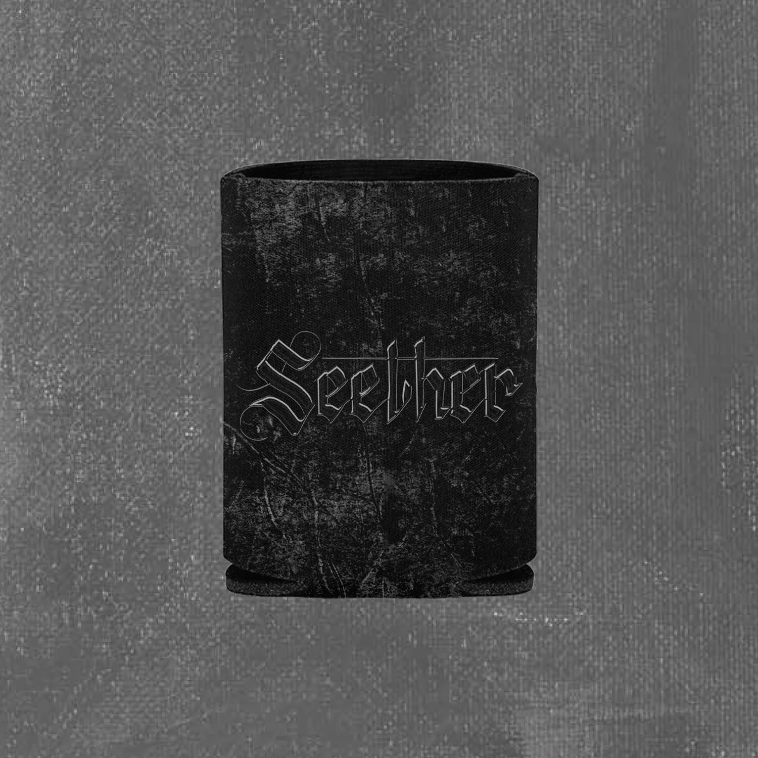 Seether Logo Koozie Black Foam Can Holder