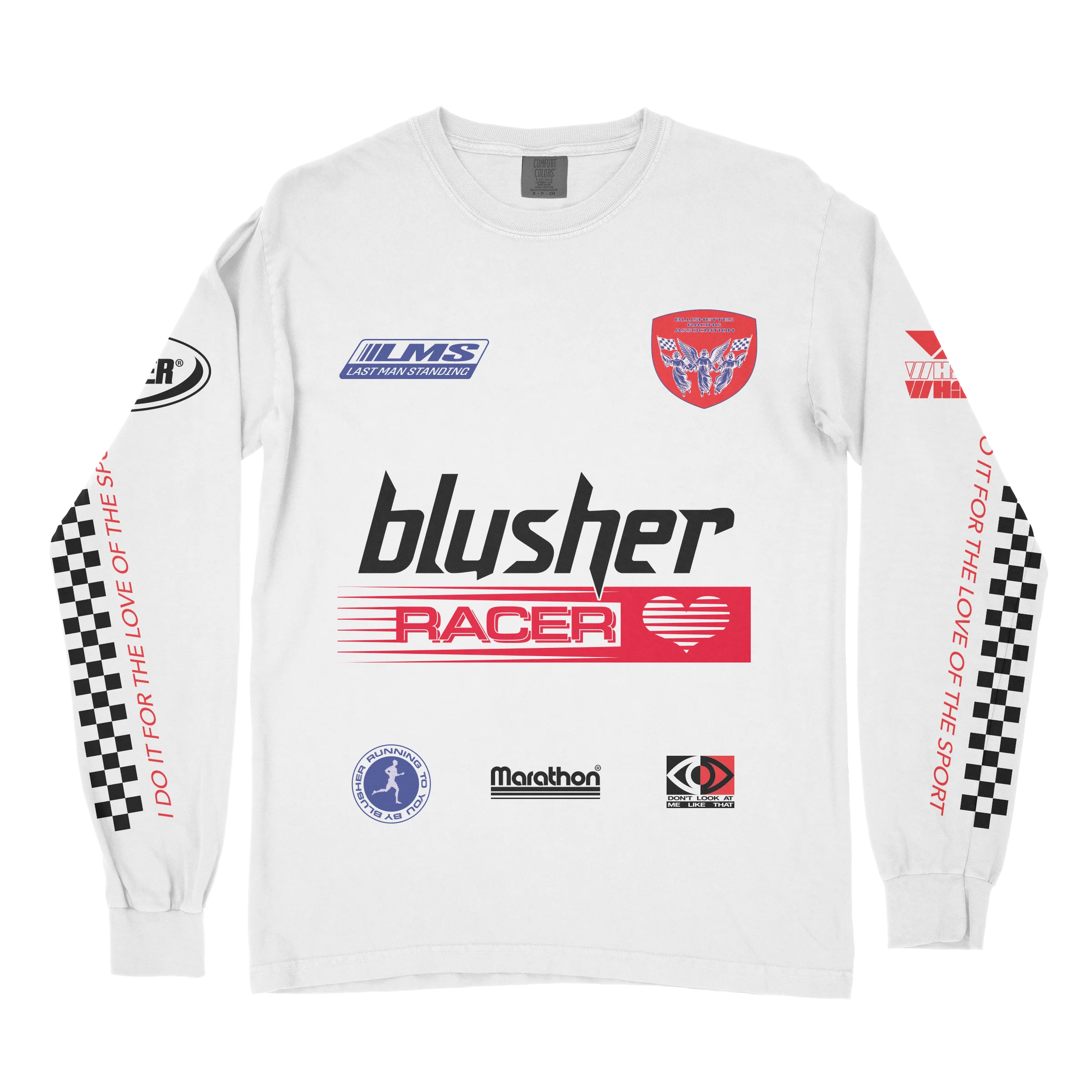 Blusher Racer 长袖 T 恤，AS Color T 恤