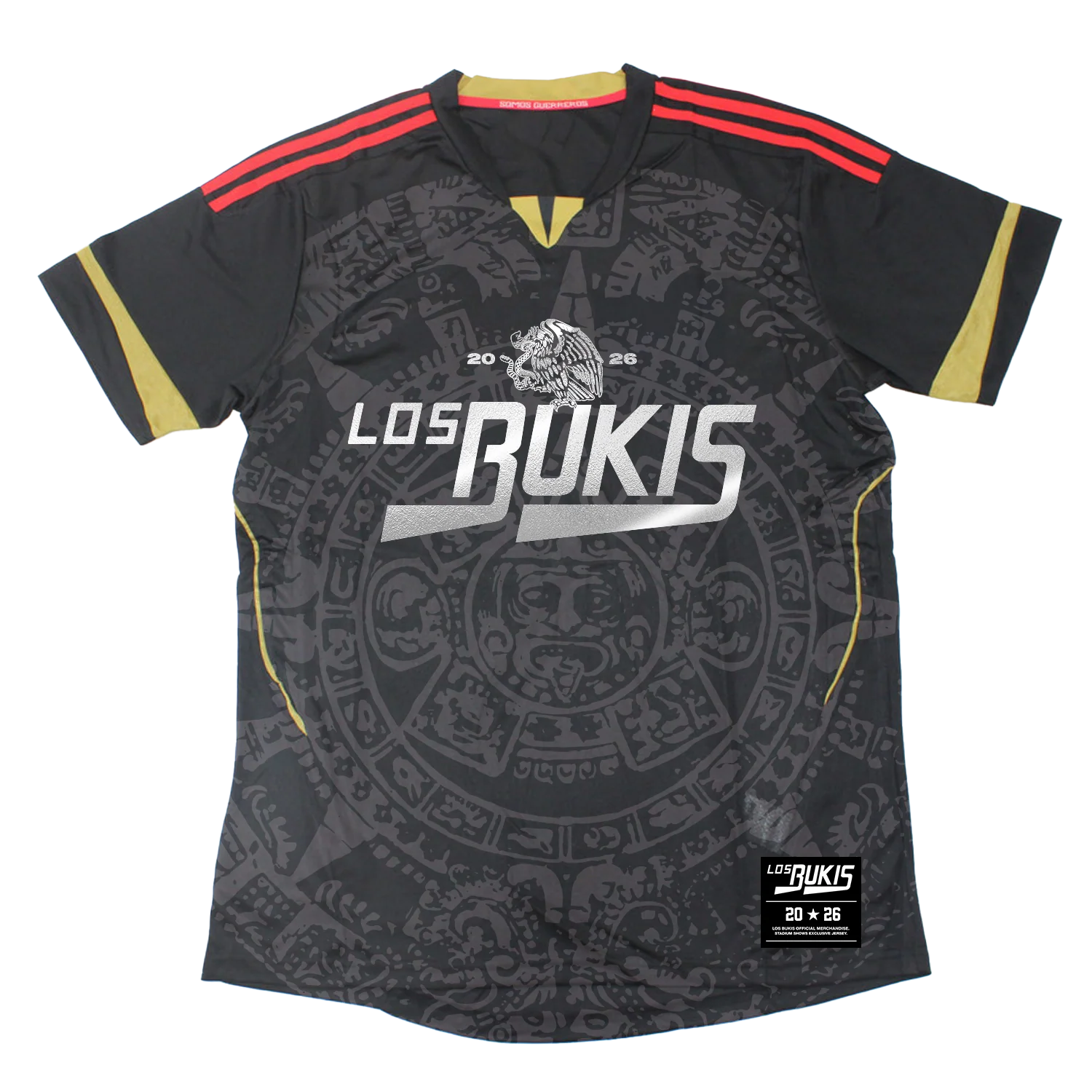 Los Bukis Mayan Stripe Soccer Jersey for the !Tu y Yo Por Siempre! Tour