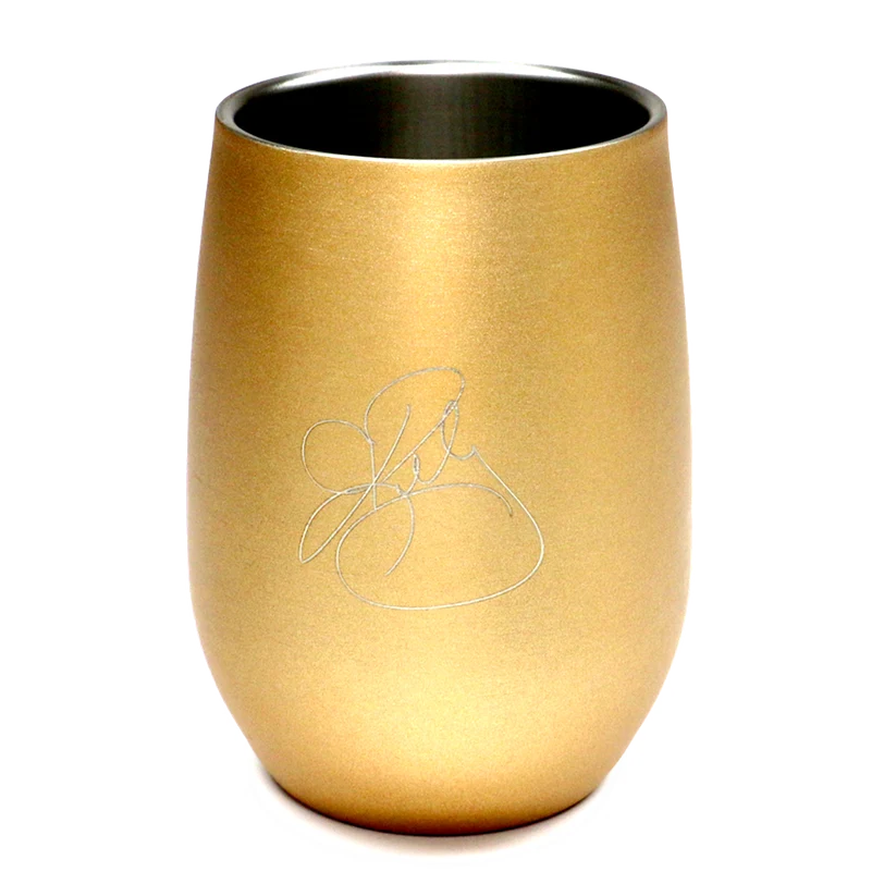 Kelly Clarkson Kelly Wine Engraved Tumbler Gold