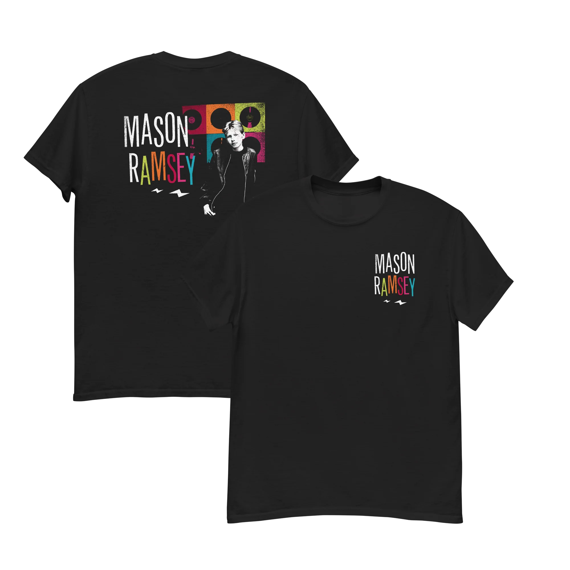 Mason Ramsey Record Shop Tee Unisex Black T-Shirt