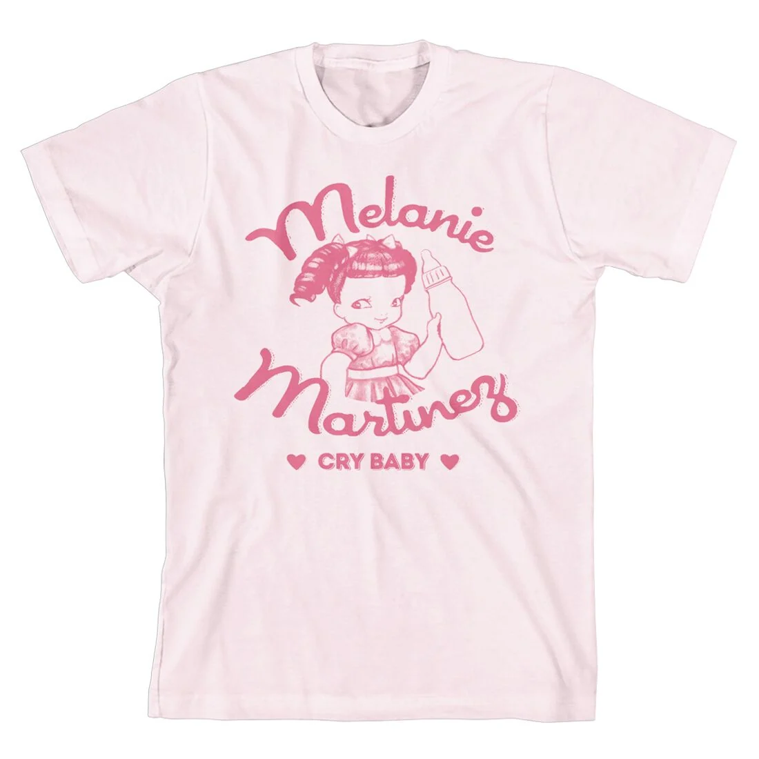 Melanie Martinez Cry Baby Bottle T恤 粉色