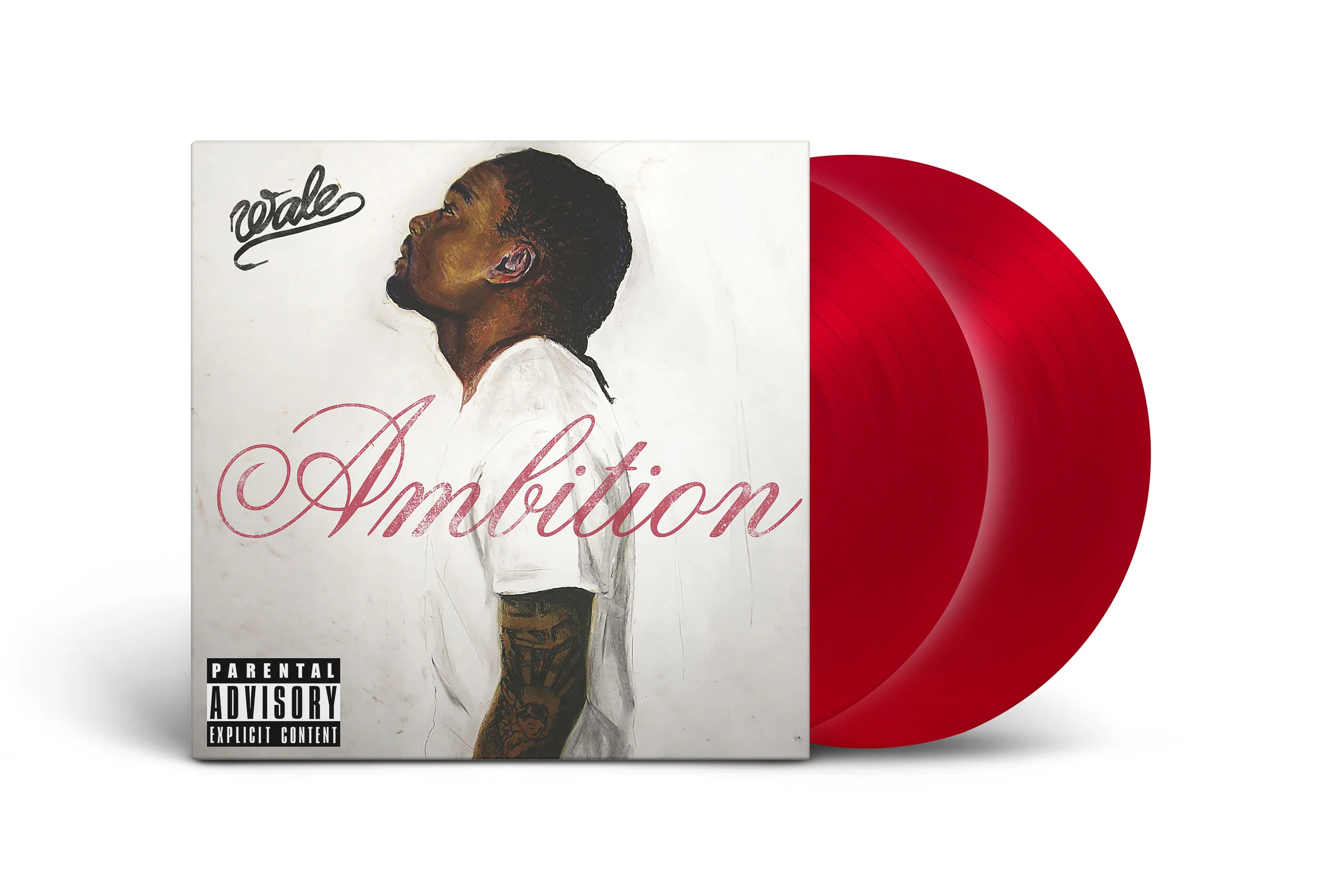 Wale Ambition 2LP Rose Red Vinyl Sophomore Album