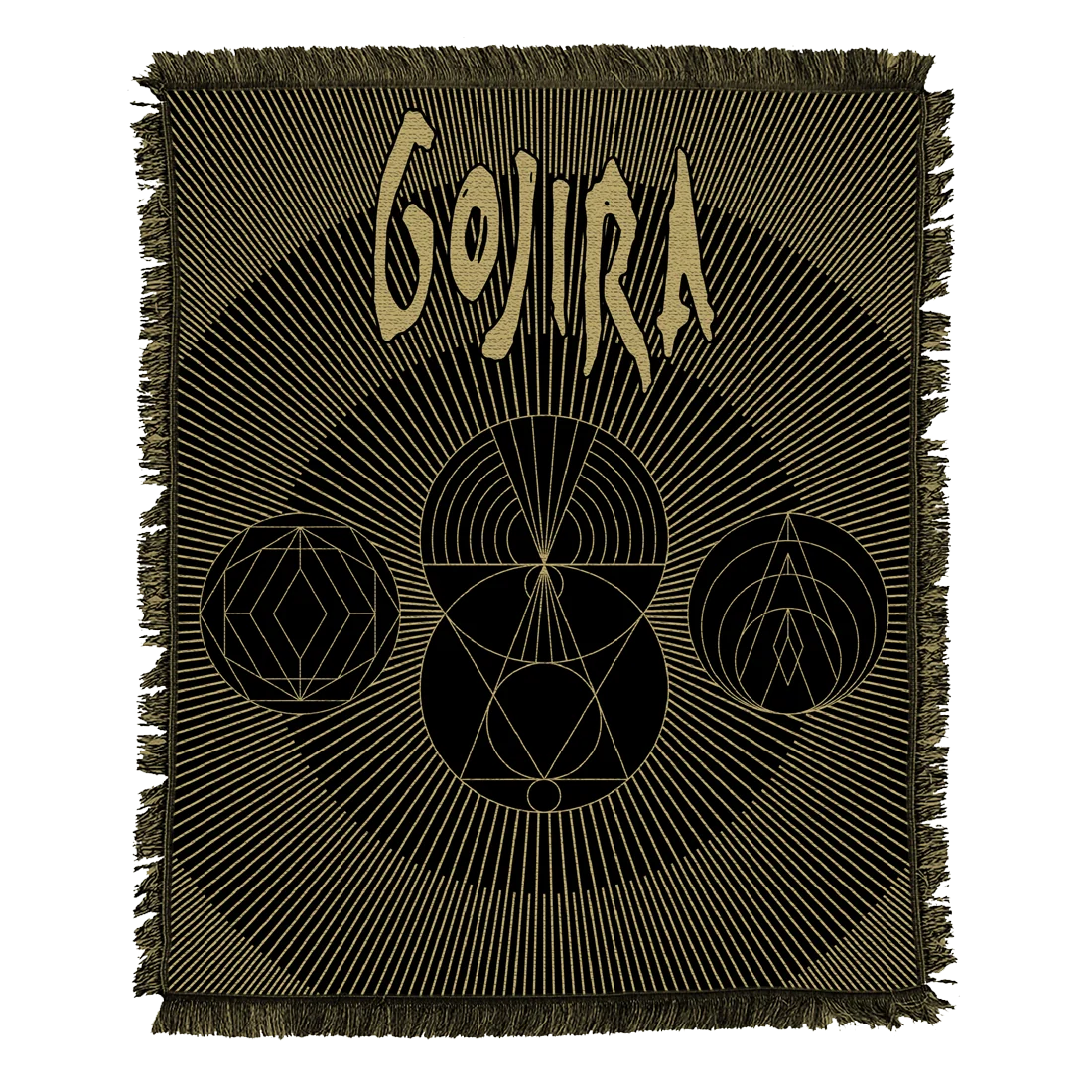 Gojira Symbols Logo Woven Blanket 50 x 60 Inches