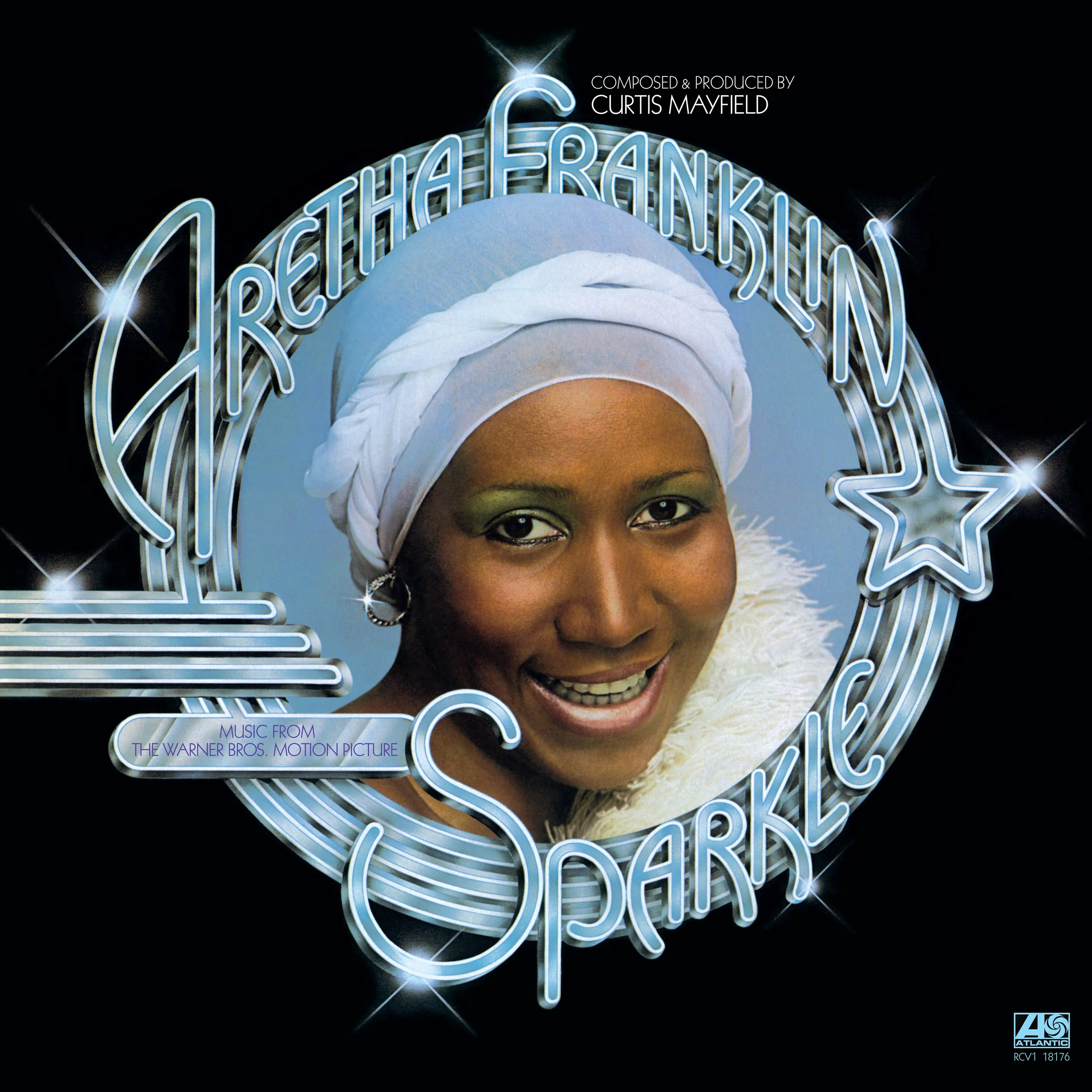 Aretha Franklin Sparkle Soundtrack on Crystal Clear Vinyl LP