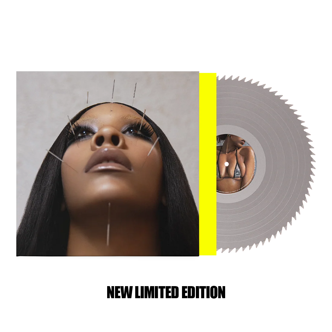 Lethal Silver Saw Blade Vinyl from Rico Nasty, Limited Edition