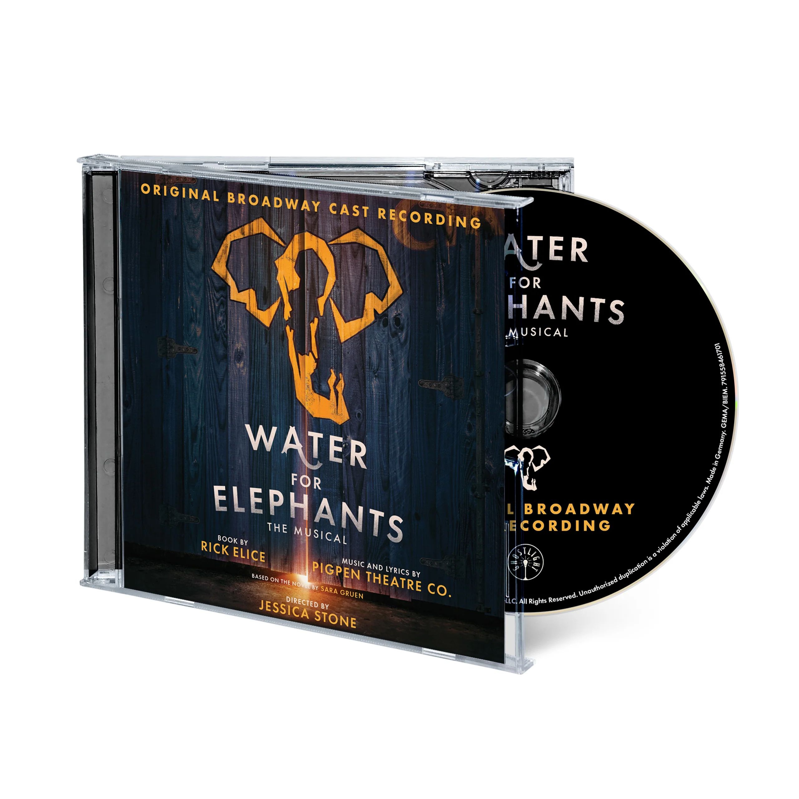 Water for Elephants Original Broadway Cast Recording 1CD with Libretto
